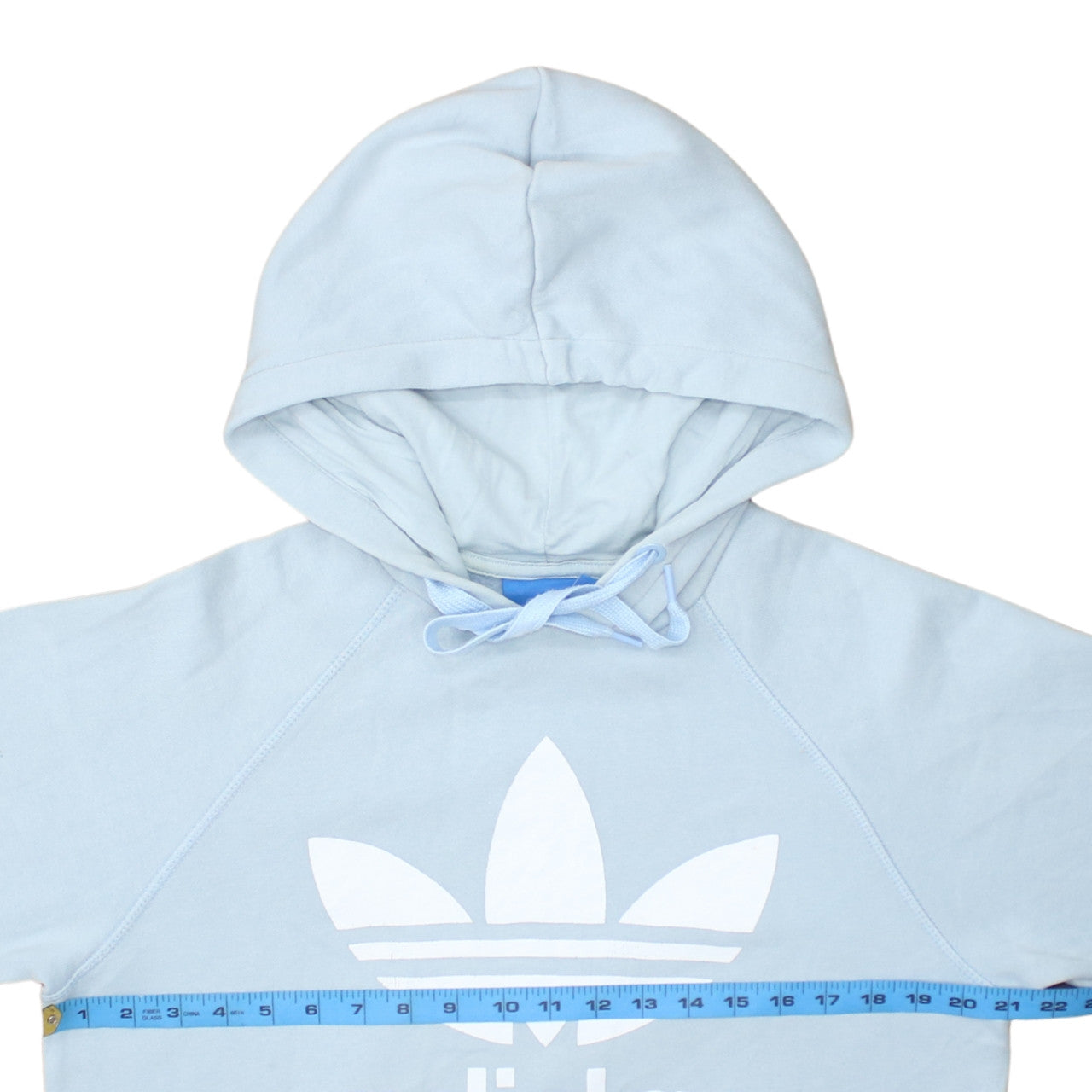Adidas Men Blue Pullover Hoodie Small Regular Fit Sportswear