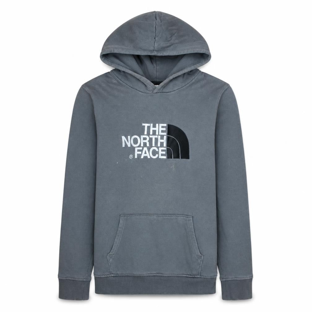 The North Face Boys Grey XL Pullover Hoodie Sweatshirt 100% Cotton
