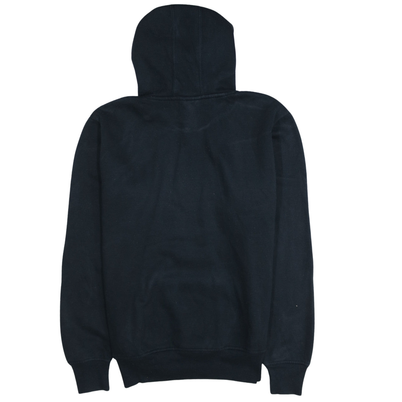 Fila Men's Black Pullover Hoodie S Logo Graphic Cotton Blend