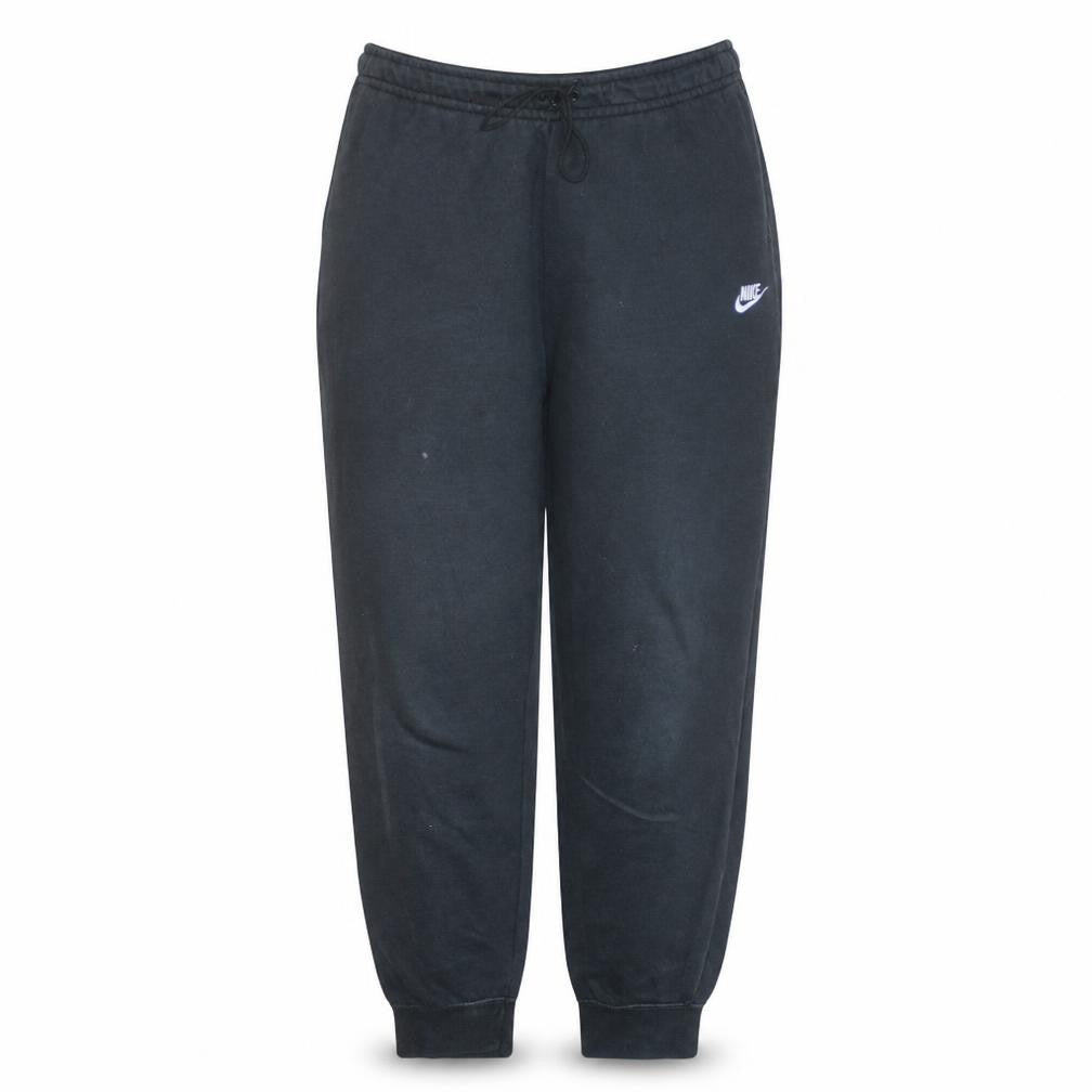 Nike Mens Black Jogger Trousers L Regular Fit Fleece Activewear