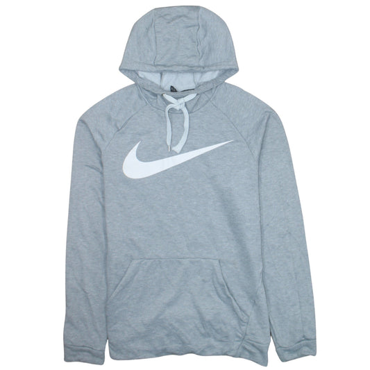 Nike Men's Grey Dri-FIT Pullover Hoodie Size M Sportswear