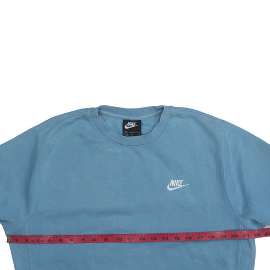 Nike Men's Blue Crew Neck Pullover Sweatshirt Size S