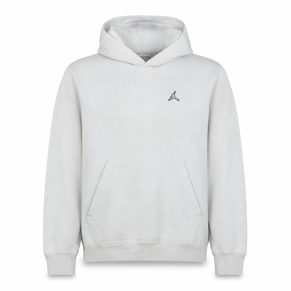 Jordan Men's White Pullover Hoodie M Regular Fit Sports Style