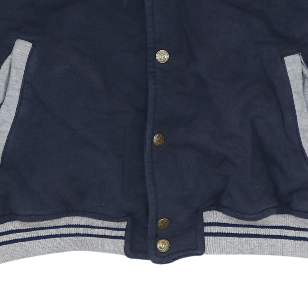 Disney Men's Blue & Grey Varsity Jacket L College Style