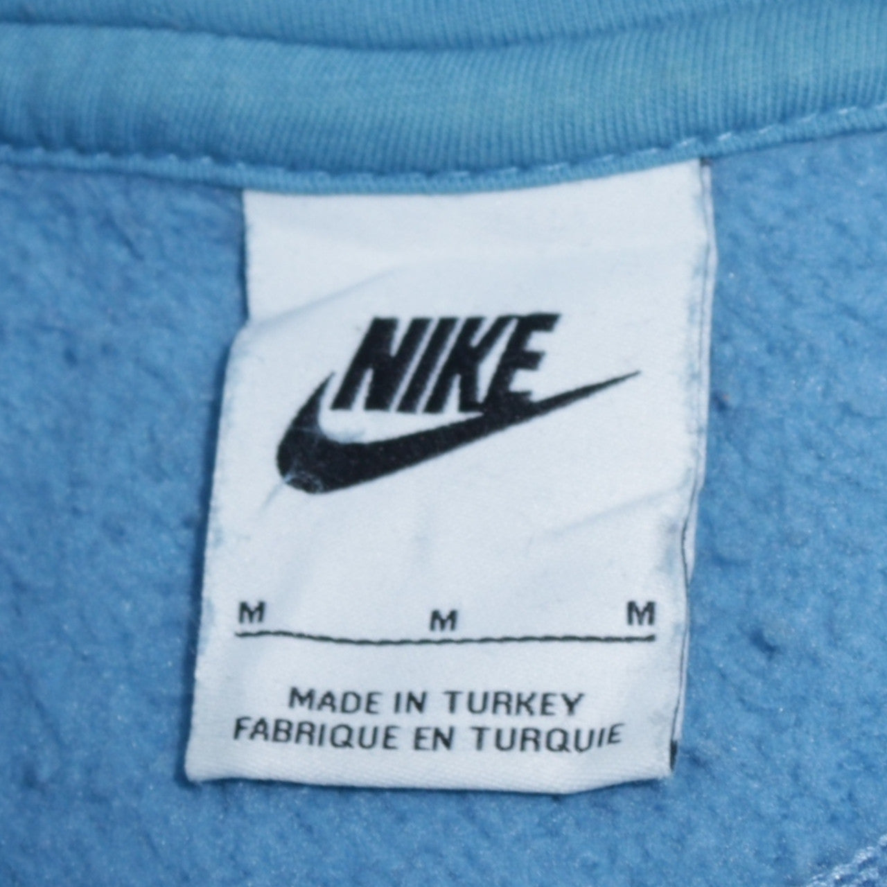 Nike Men's Blue Pullover Hoodie Size M Regular Fit Fleece