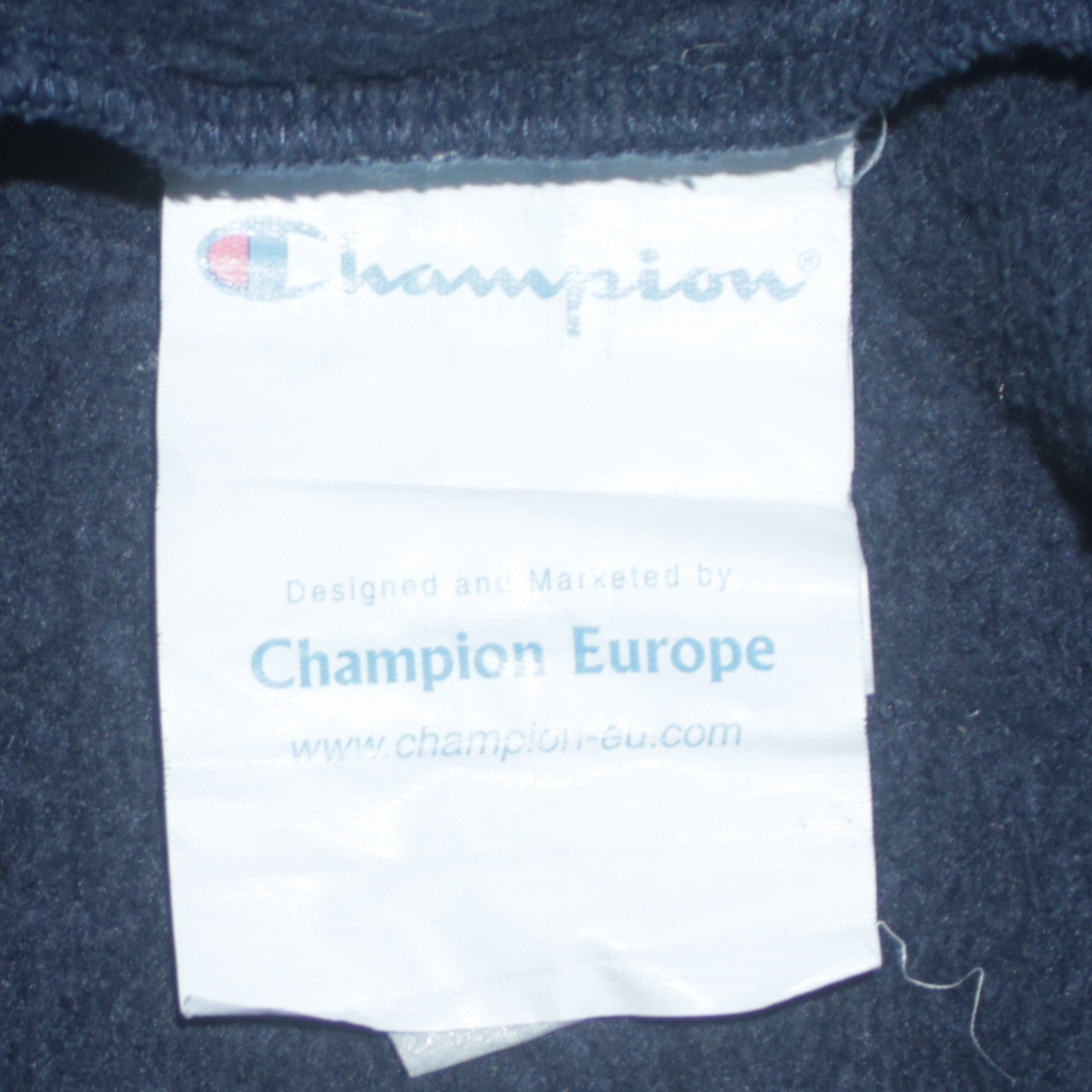 Champion Men's Blue XL 1/4 Zip Fleece Sweatshirt Pullover