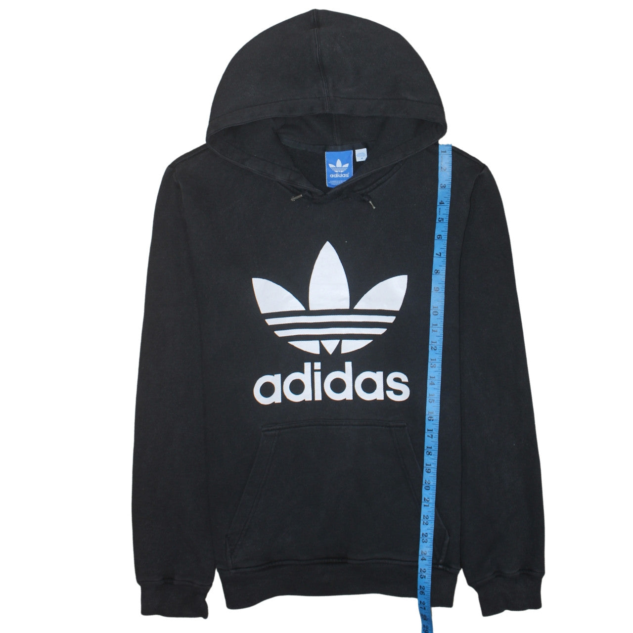 Adidas Men’s Black Pullover Hoodie Medium Logo Sportswear
