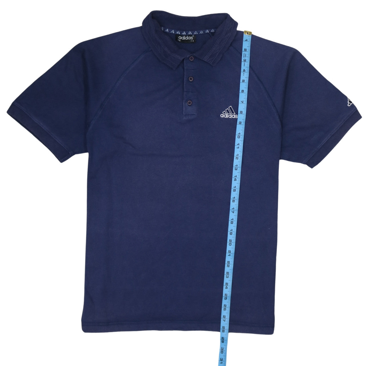 Adidas Men's Blue Short Sleeve Polo Shirt Size L Regular Fit