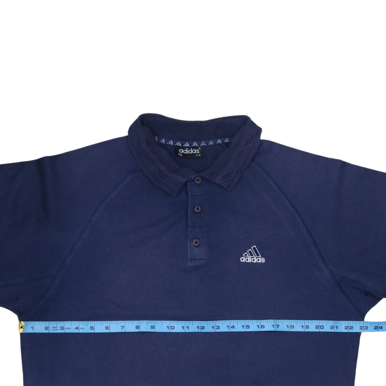 Adidas Men's Blue Short Sleeve Polo Shirt Size L Regular Fit