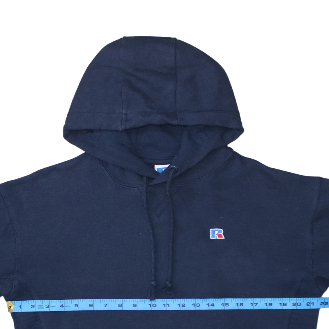 Russell Athletic Mens Blue Pullover Hoodie Size S Regular Fit