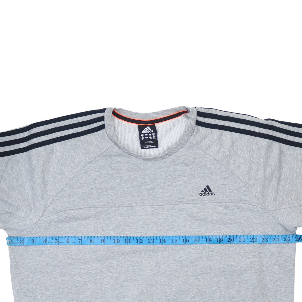 Adidas Men's Grey XL Pullover Sweatshirt Crew Neck Sports Essentials