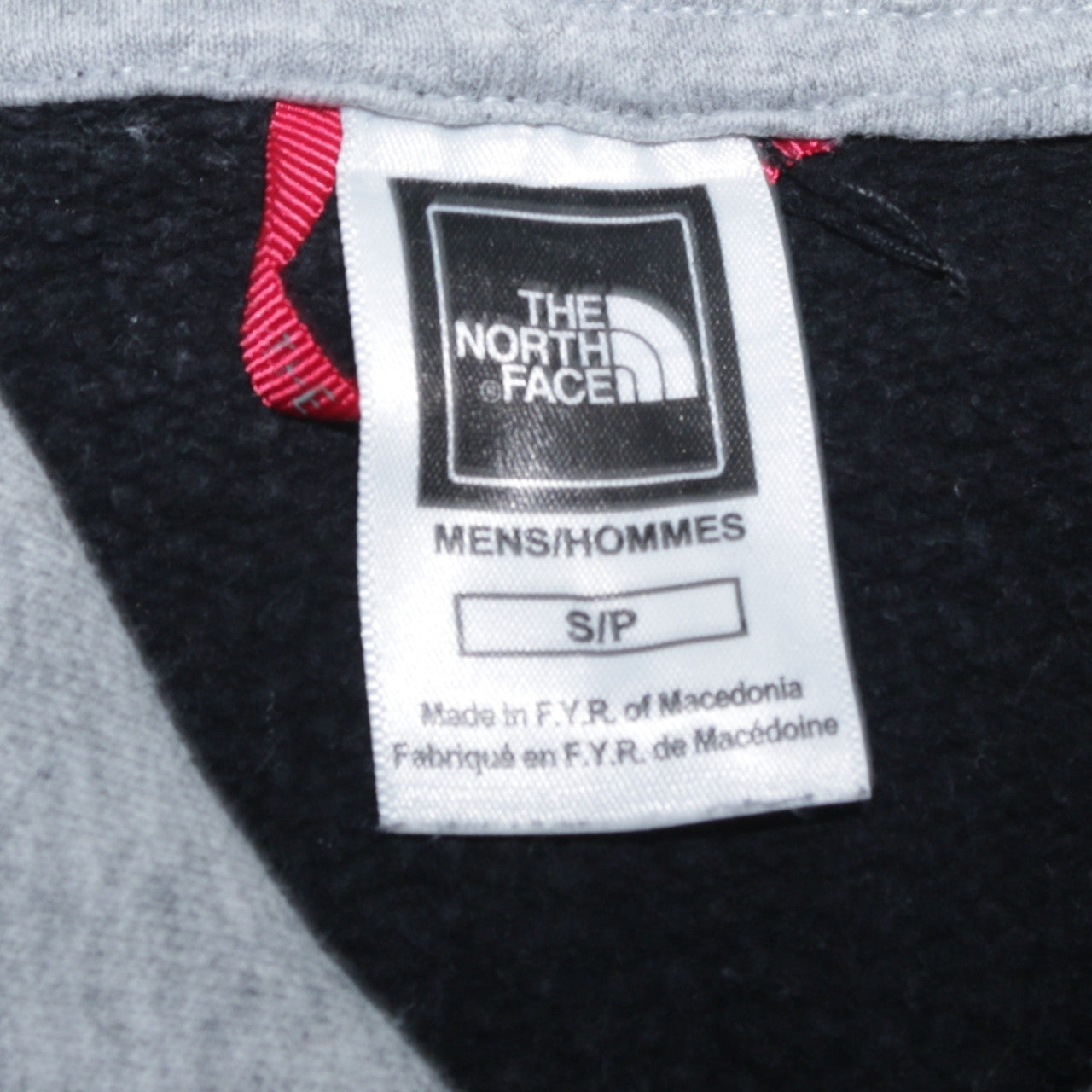 The North Face Men's Black Small Pullover Hoodie Fleece Cotton