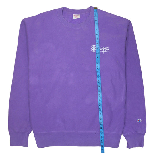 Champion Men's Purple XL Reverse Weave Pullover Sweatshirt