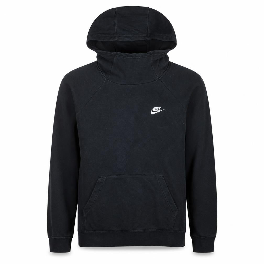 Nike Men's Black Pullover Hoodie L Regular Fit High Neck Fleece