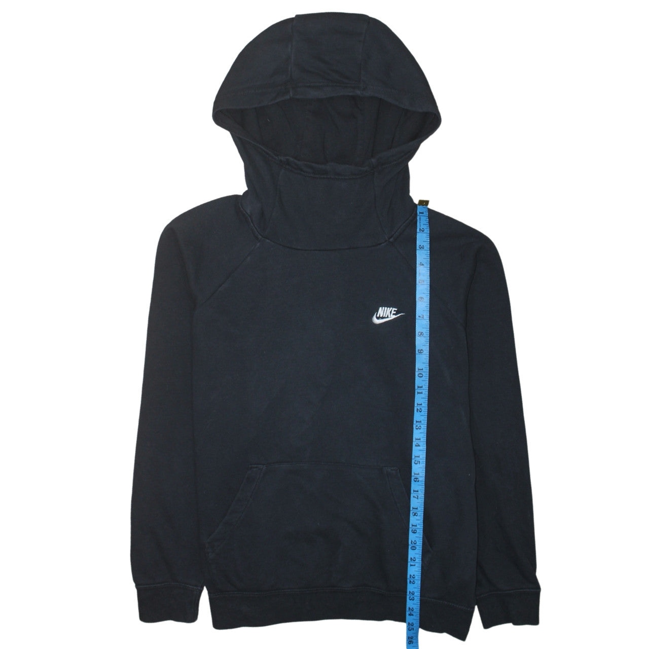 Nike Men's Black Pullover Hoodie L Regular Fit High Neck Fleece