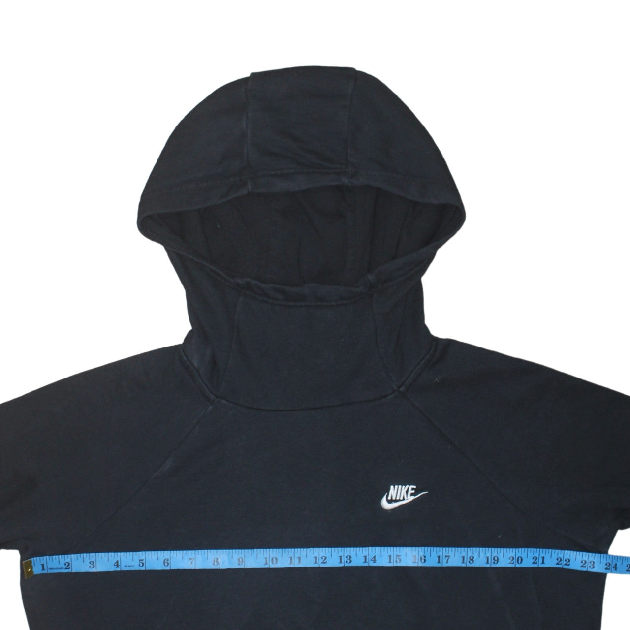 Nike Men's Black Pullover Hoodie L Regular Fit High Neck Fleece