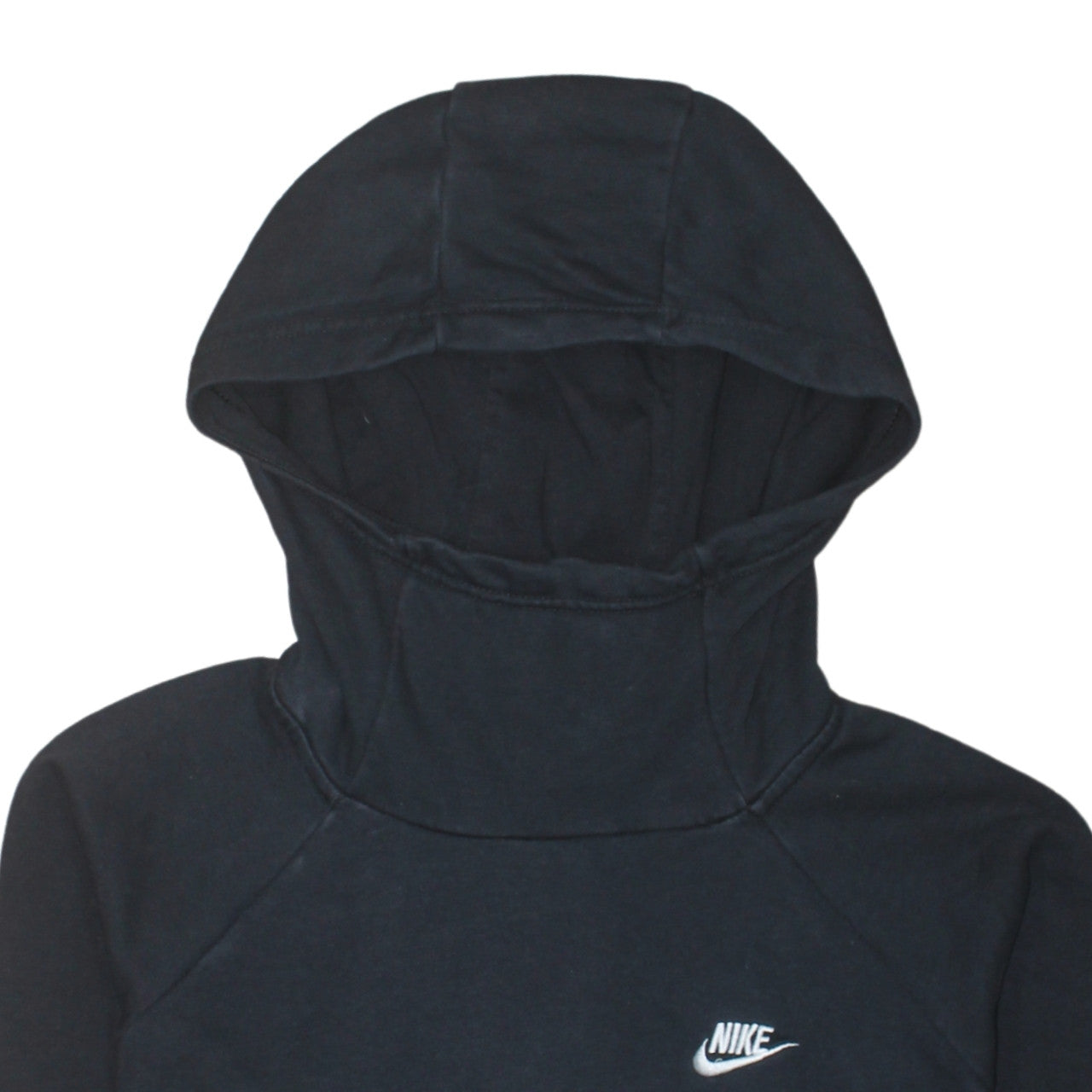 Nike Men's Black Pullover Hoodie L Regular Fit High Neck Fleece