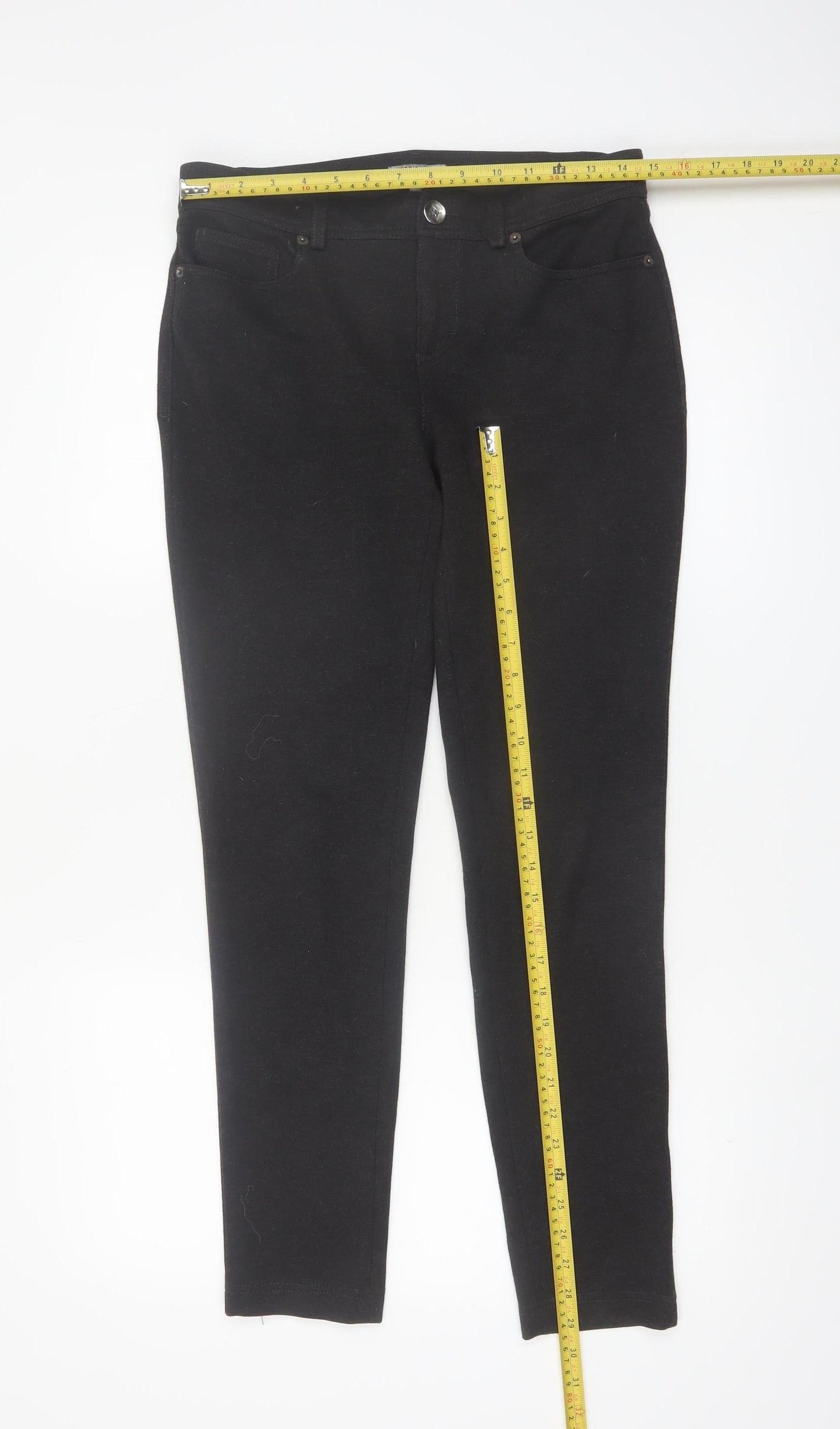 Bandolera Women's Black Jegging Trousers Size 12 Slim Fit