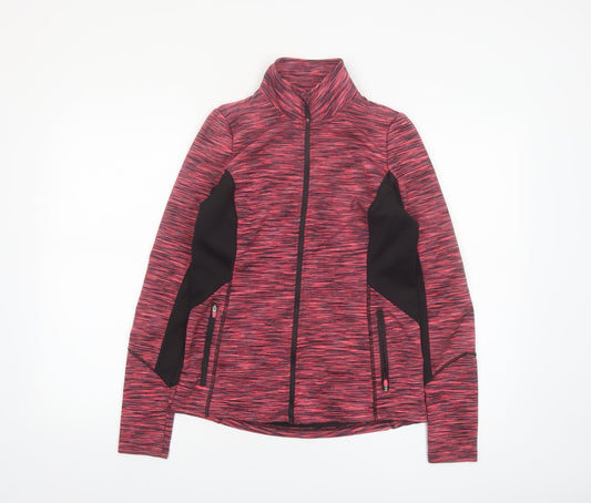 Dunnes Stores Women’s Pink Track Jacket Size 8 Slim Fit Full Zip