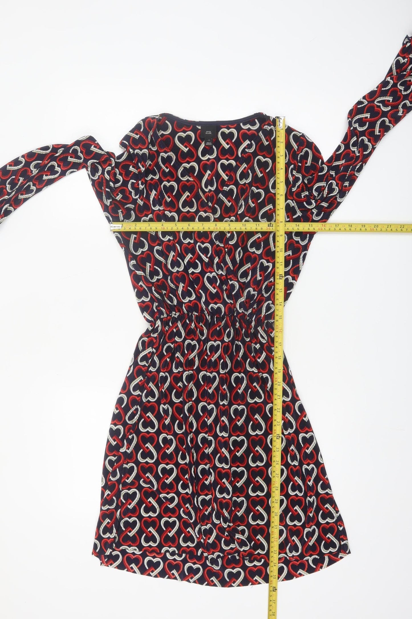 River Island Women’s Multicoloured Size 8 Long Sleeve Shift Dress