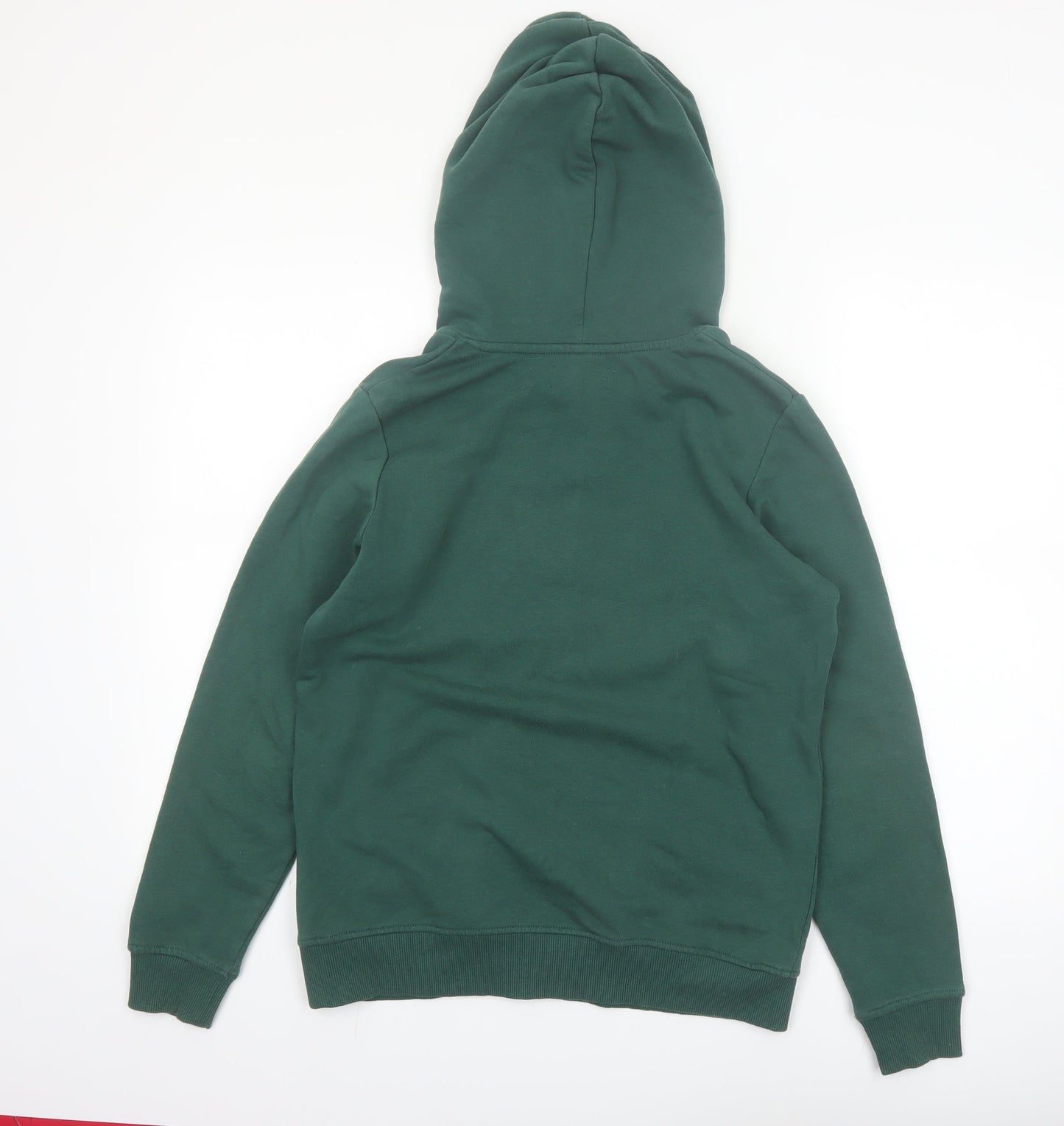Jack & Jones Boys Green Pullover Hoodie Size 164 Cotton Blend