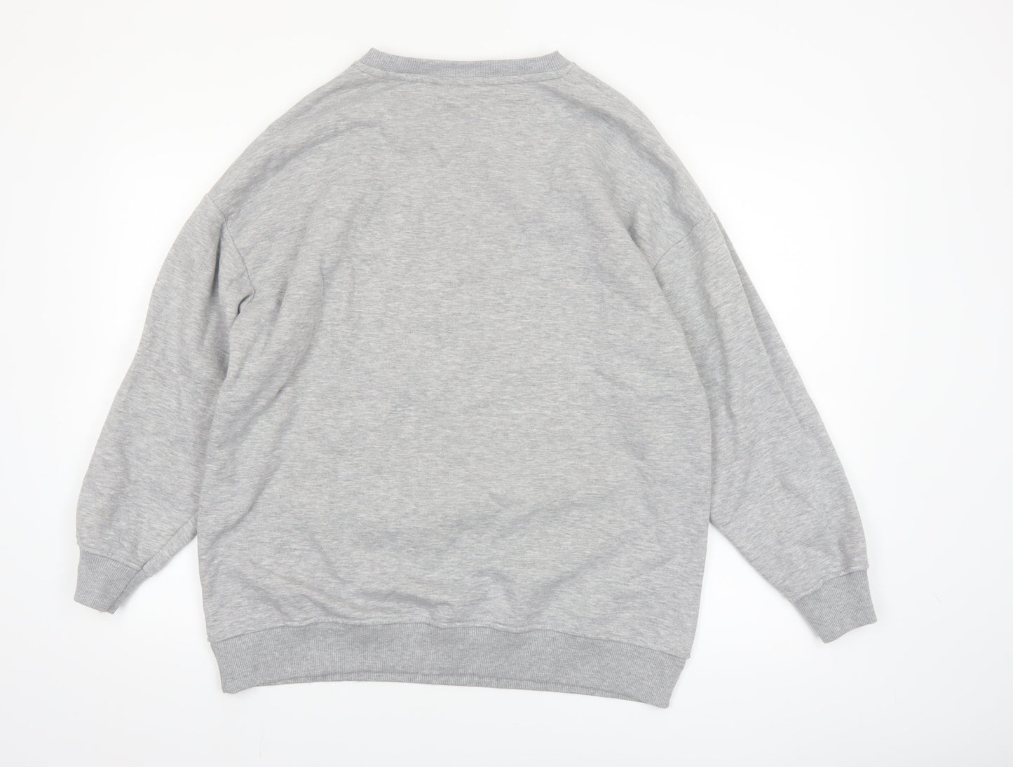 Disney Women Grey Mickey Mouse Graphic Sweatshirt XS