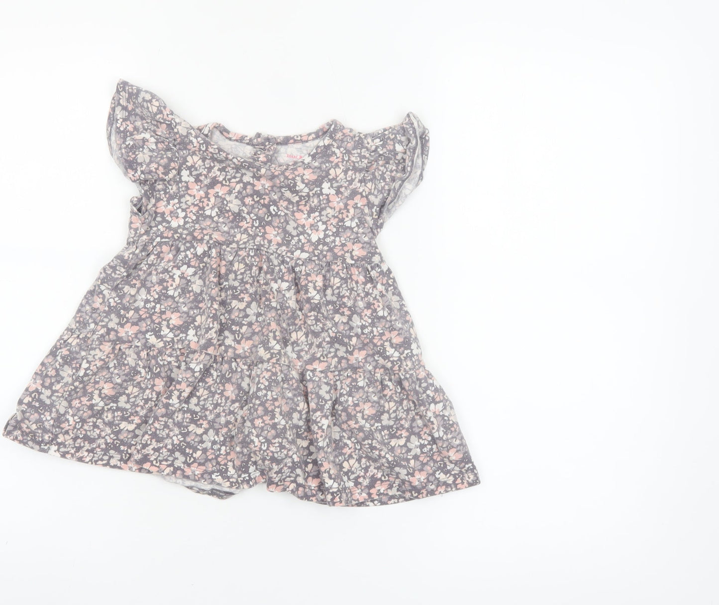 Isaac Mizrahi Girls Multicoloured Floral Tunic Top 3-4 Years Cotton