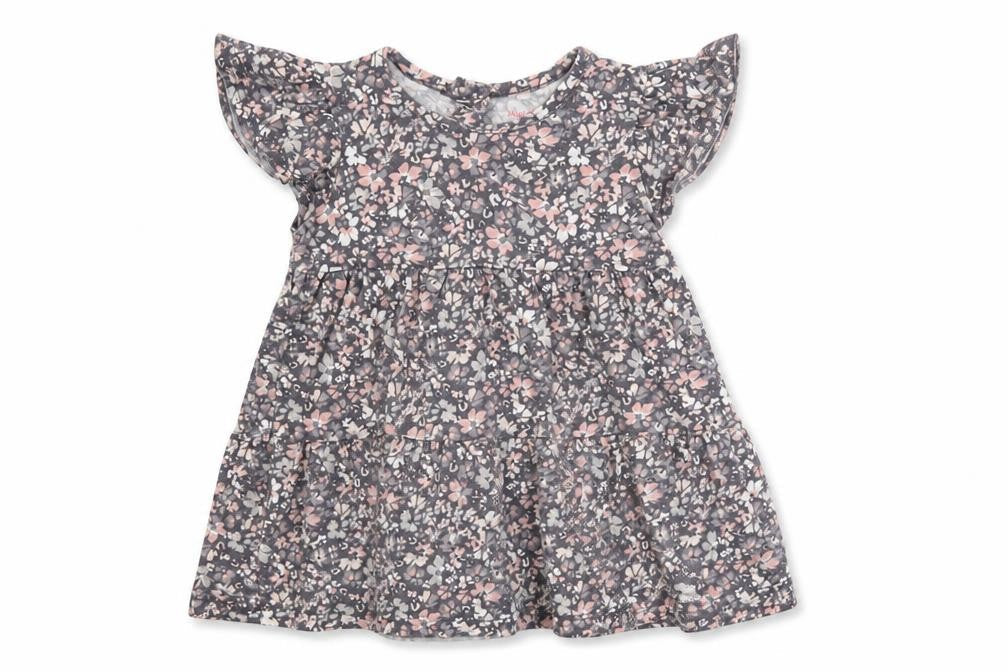 Front view of Isaac Mizrahi girls’ multicoloured floral tunic top 3-4 years cotton