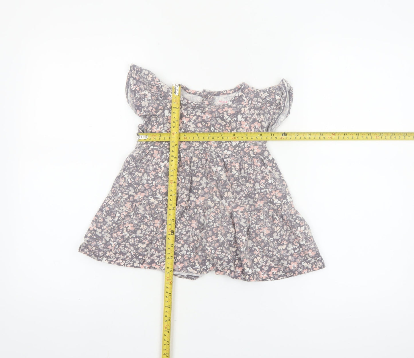 Isaac Mizrahi Girls Multicoloured Floral Tunic Top 3-4 Years Cotton