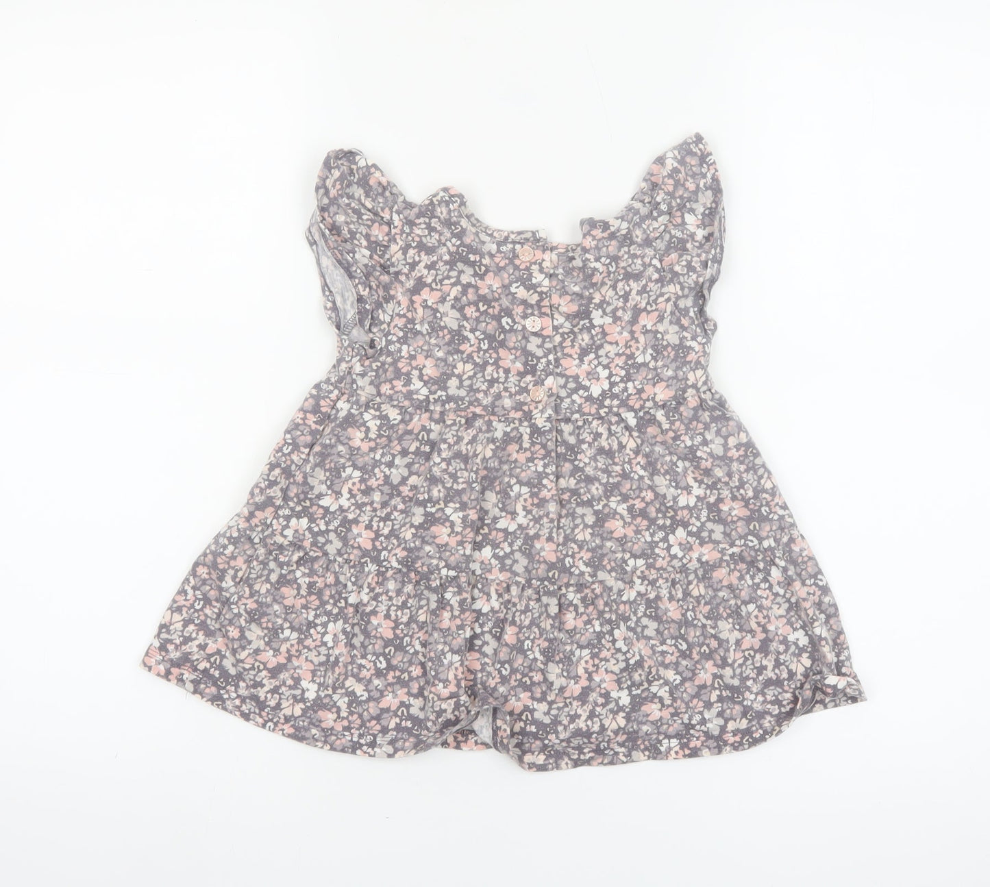 Isaac Mizrahi Girls Multicoloured Floral Tunic Top 3-4 Years Cotton
