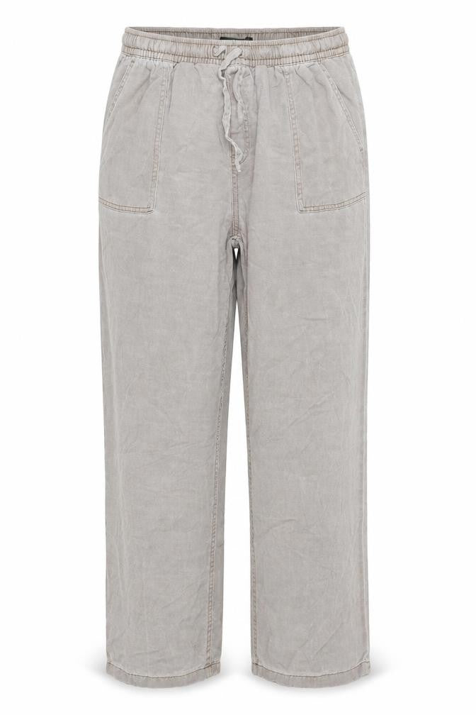 Dunnes Mens Beige Relaxed Fit Lyocell Cotton Casual Trousers M