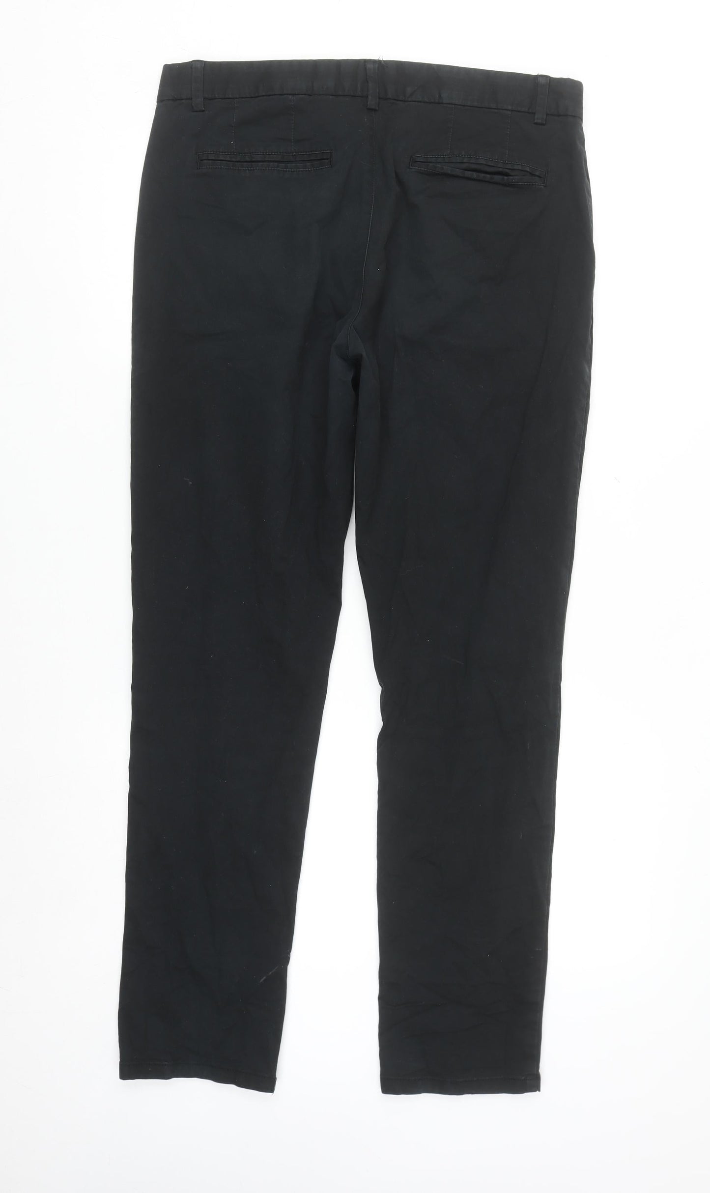 Primark Men’s Black Slim Fit Chino Trousers W34 L32