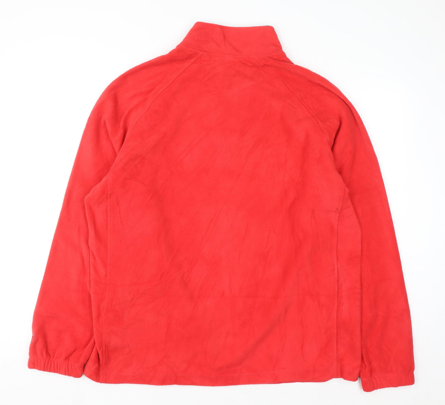 Starter Men's Red Full Zip Fleece Sweatshirt L Regular Fit