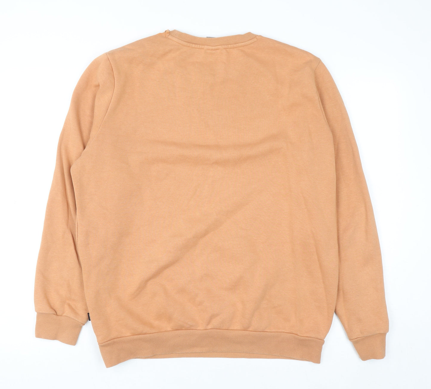 Puma Men's Brown Crew Neck Pullover Sweatshirt Size M Fleece