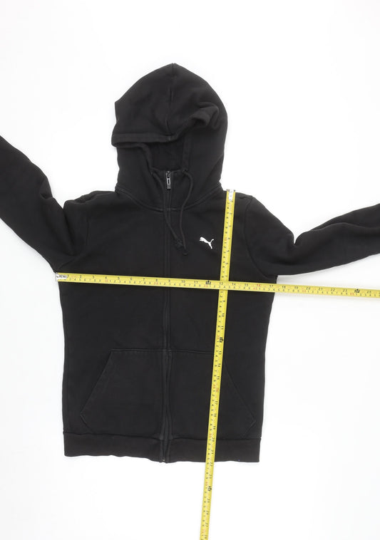 Puma Men's Black Full Zip Hoodie Size S Sportswear Fleece