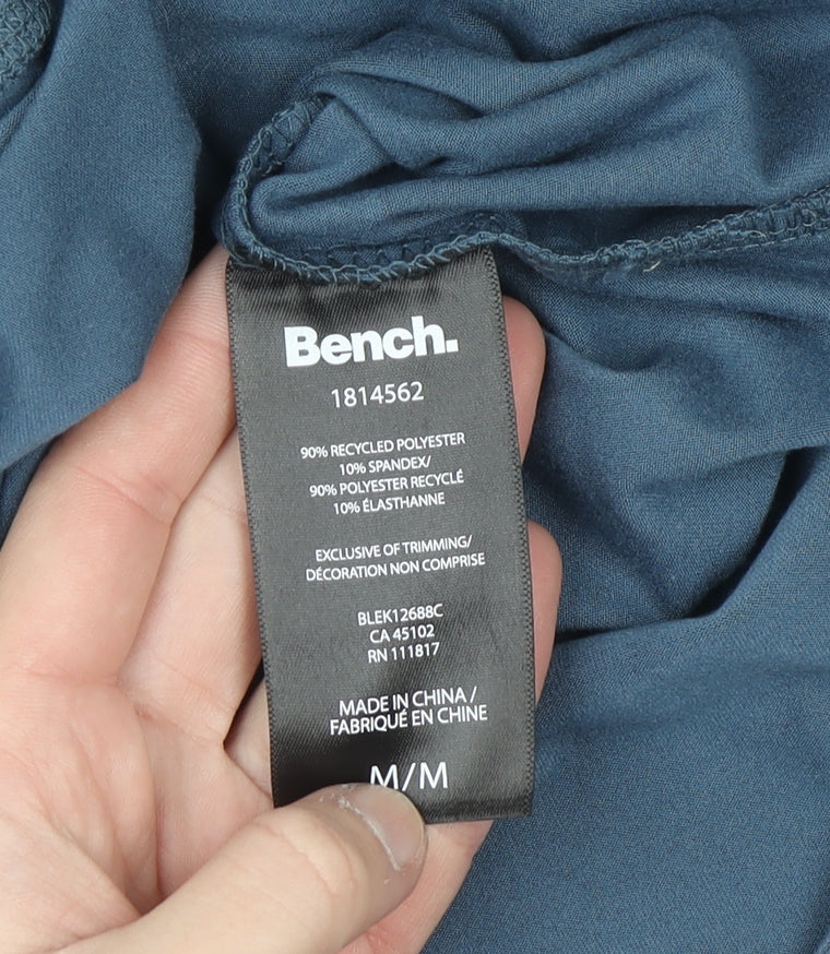 Bench Men's Blue Crew Neck Pullover Sweatshirt M Regular Fit