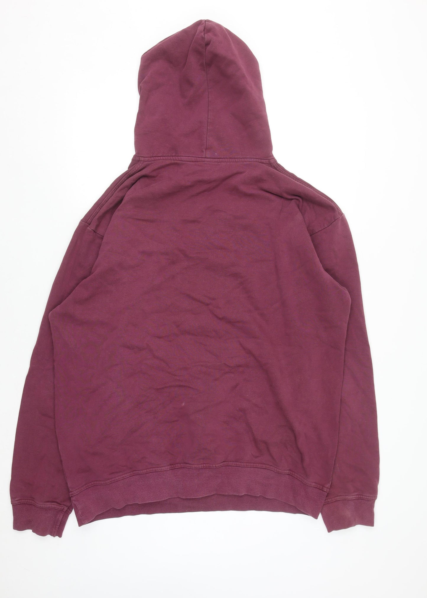 Premium Men Red 2XL Pullover Hoodie Graphic Print Fleece