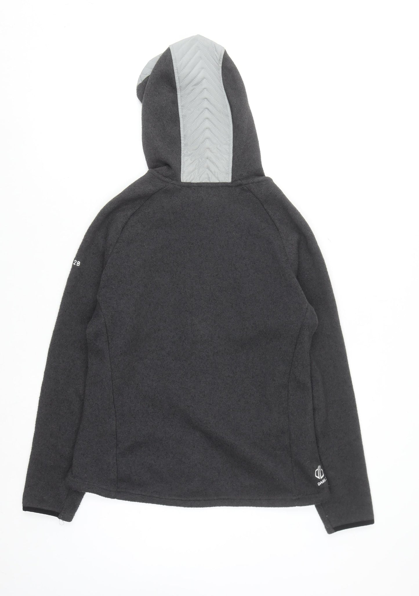 Dare 2B Womens Grey Full Zip Hooded Sweatshirt UK 10