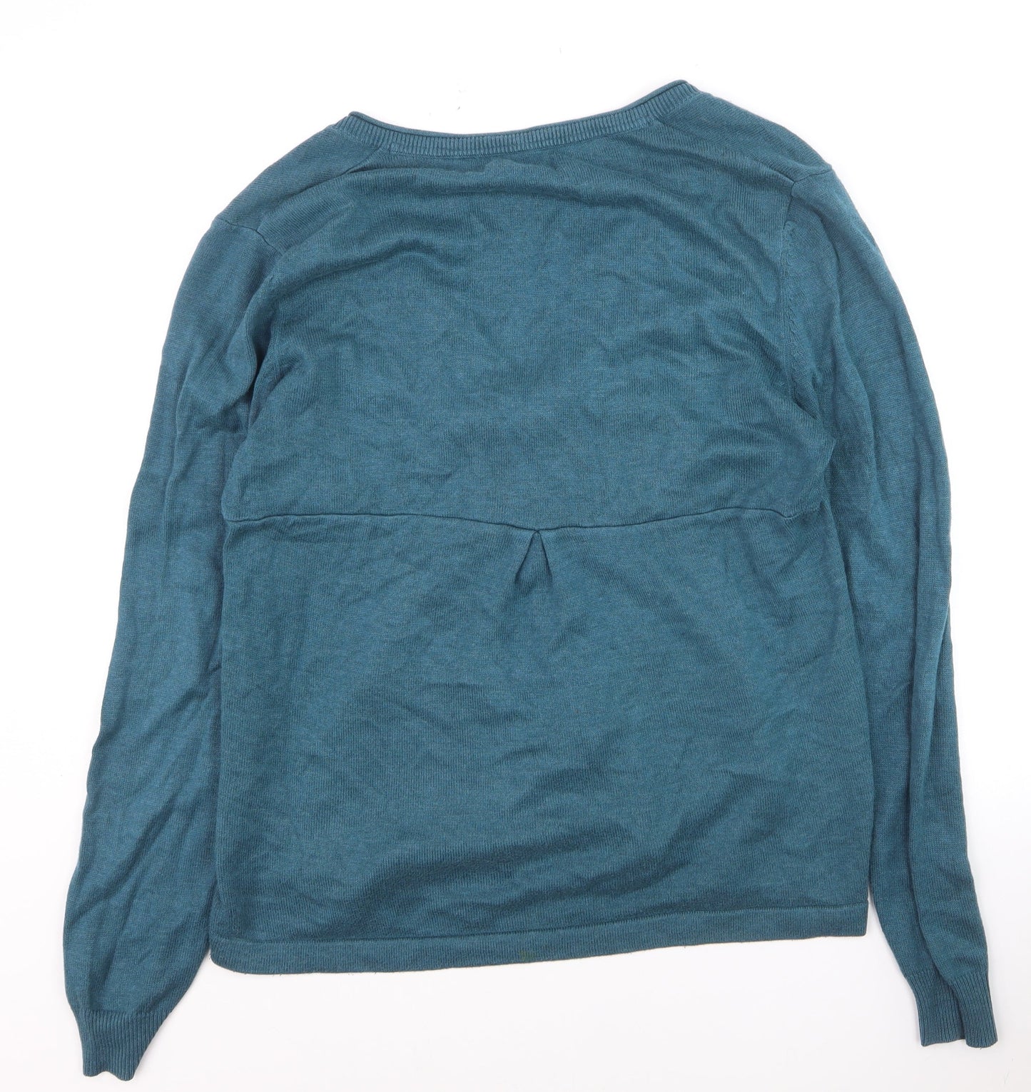 Brakeburn Women’s Blue V-Neck Button Cardigan Size L
