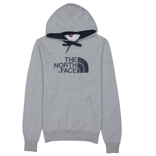 The North Face Men's Grey Pullover Hoodie Small Outdoor Fleece