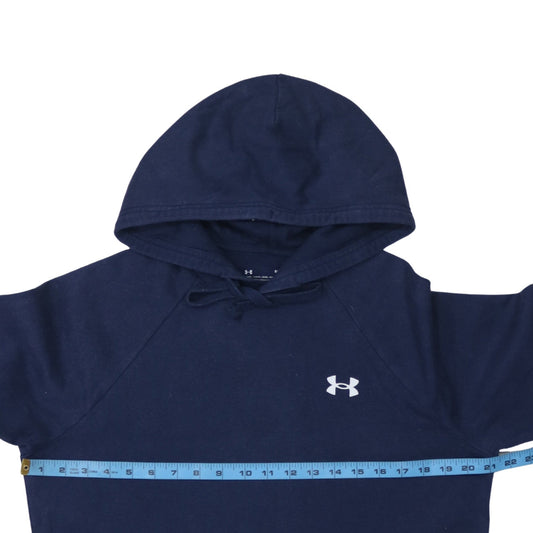 Under Armour Men's Blue Small Pullover Hoodie with Logo