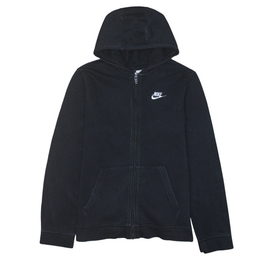 Nike Boys Black XL Full Zip Hoodie Sweatshirt with Logo
