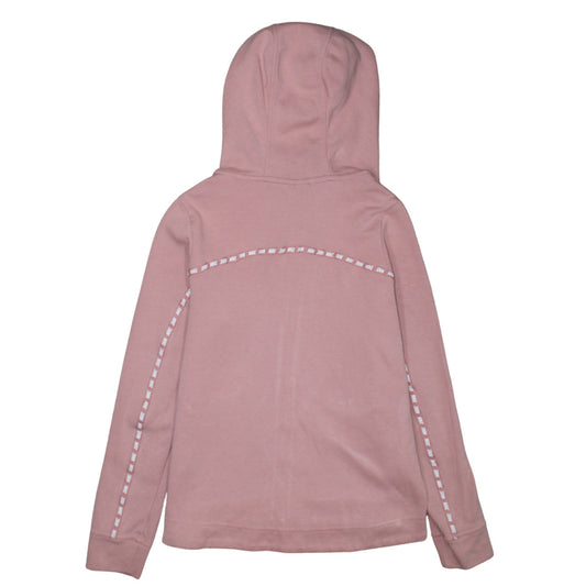 Nike Womens Pink Full Zip Hoodie XS Cotton Blend Casual