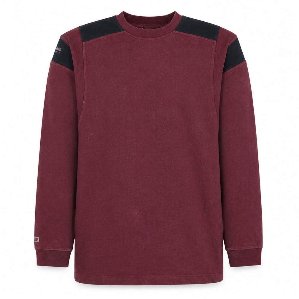 Reebok Classic Men's Red Crew Neck Pullover Sweatshirt Size M