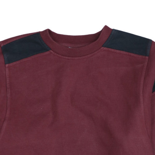 Reebok Classic Men's Red Crew Neck Pullover Sweatshirt Size M