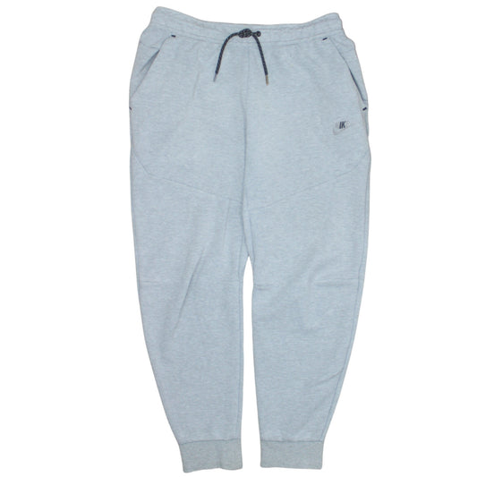 Nike Men's Grey Fleece Jogger Sweatpants M Regular Fit