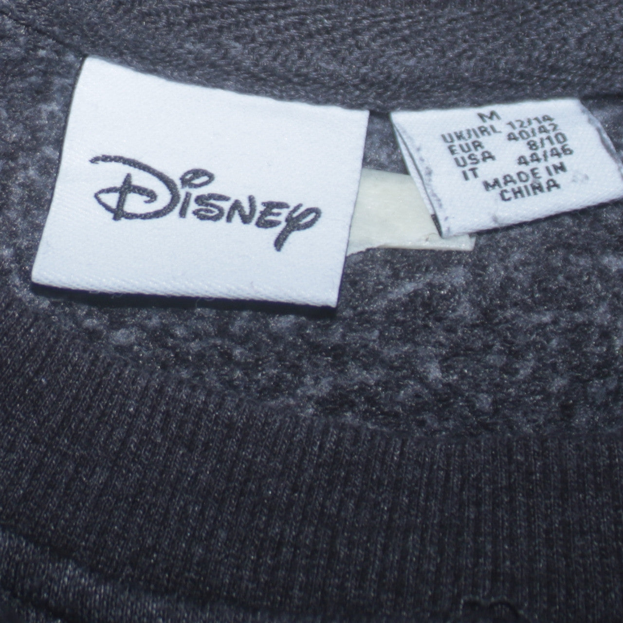 Disney Primark Women’s Grey Minnie Mouse Graphic Pullover Sweatshirt Size M 12/14