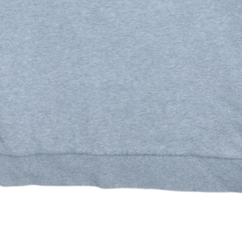 Adidas Men's Grey Crew Neck Pullover Sweatshirt Size S