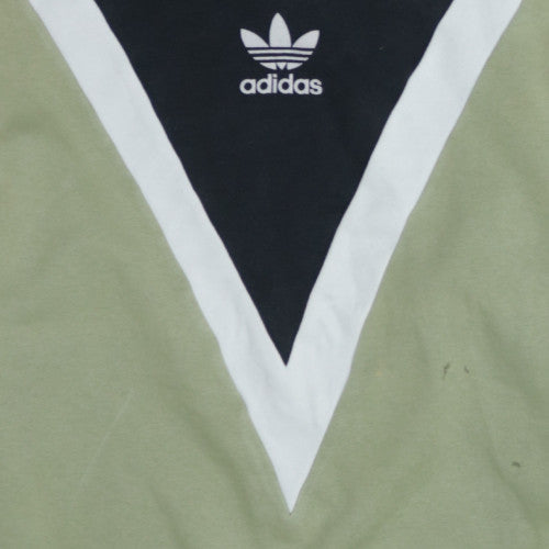 Adidas Women’s Green Sweatshirt Size 6 Logo Retro Pullover