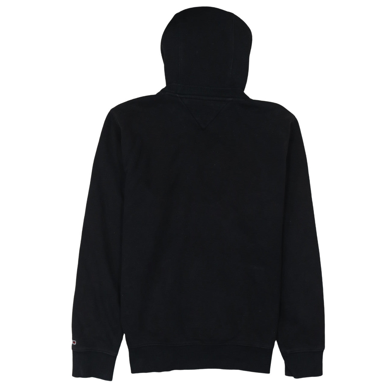 Tommy Jeans Men's Black Pullover Hoodie M Embroidered Logo